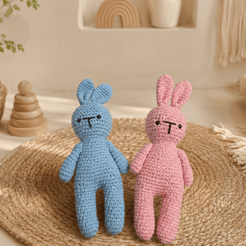 Crochet Bunny Plush - Blue