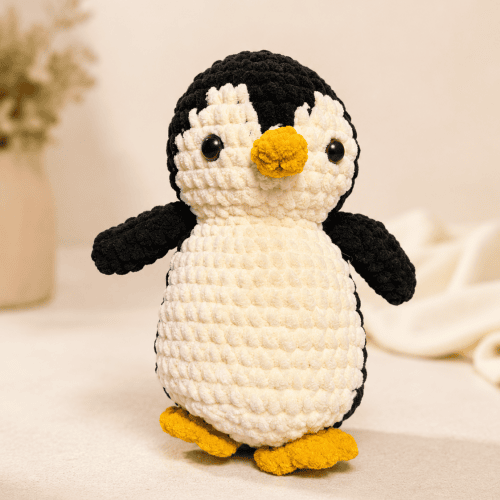 Crochet Penguin Plush