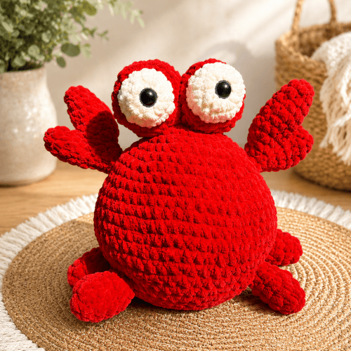Crochet Crab Plush